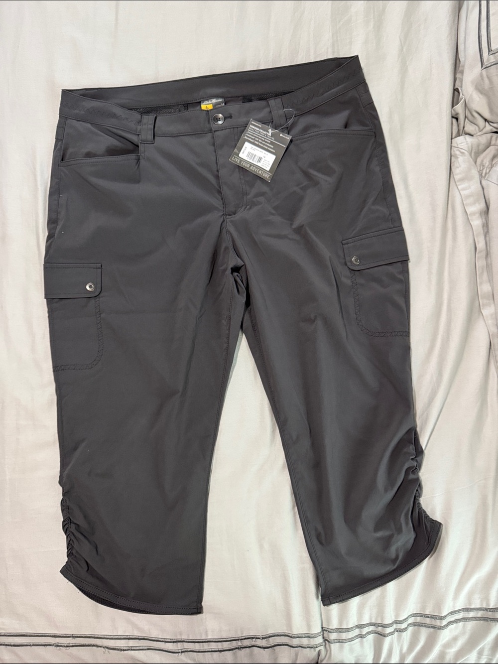 Eddie Bauer Black Cargo Capris
